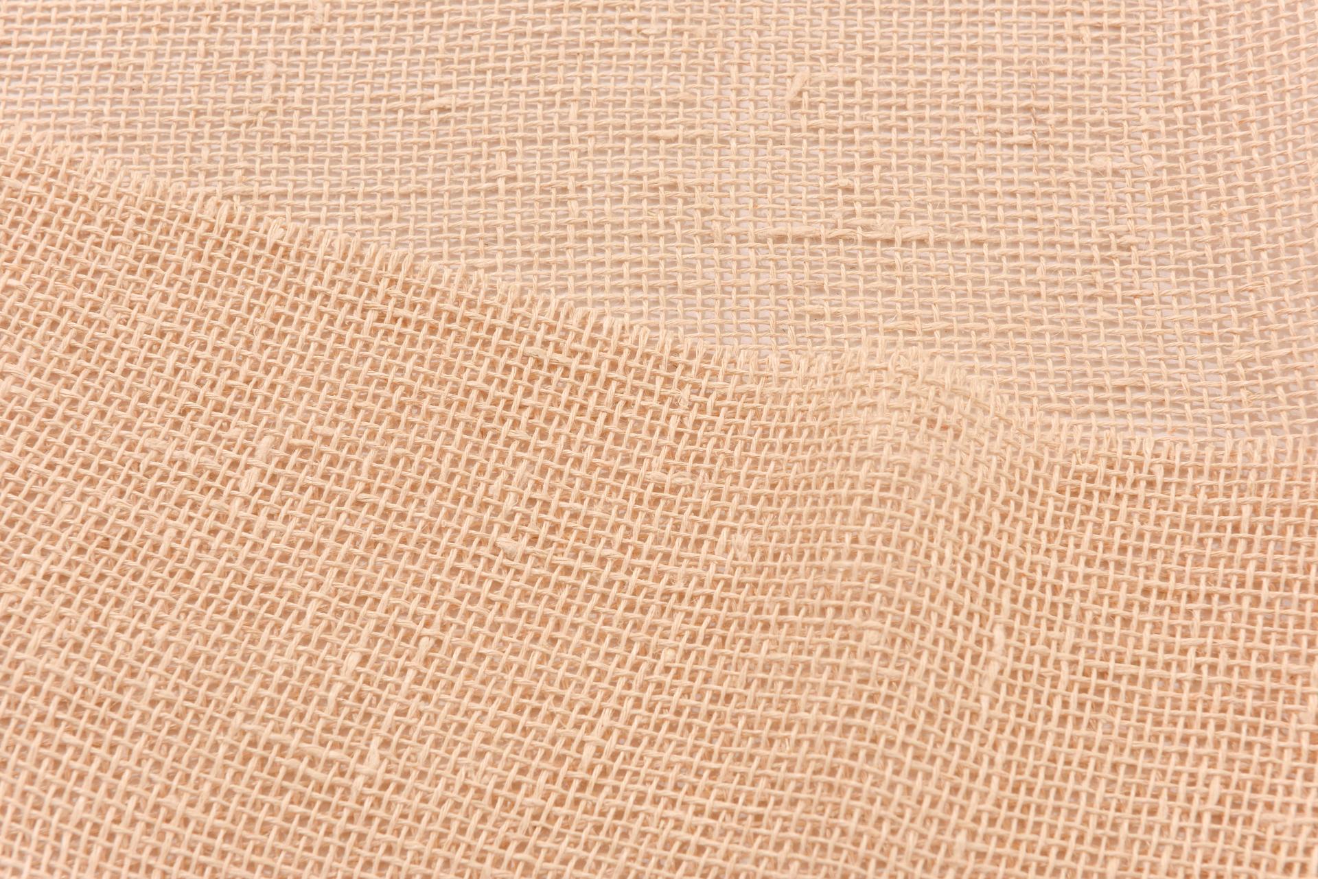 Contemporary Pure Italian Mesh Linen Fabric For Sale