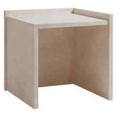 AA112.2 Travertine Side table by Amee Allsop