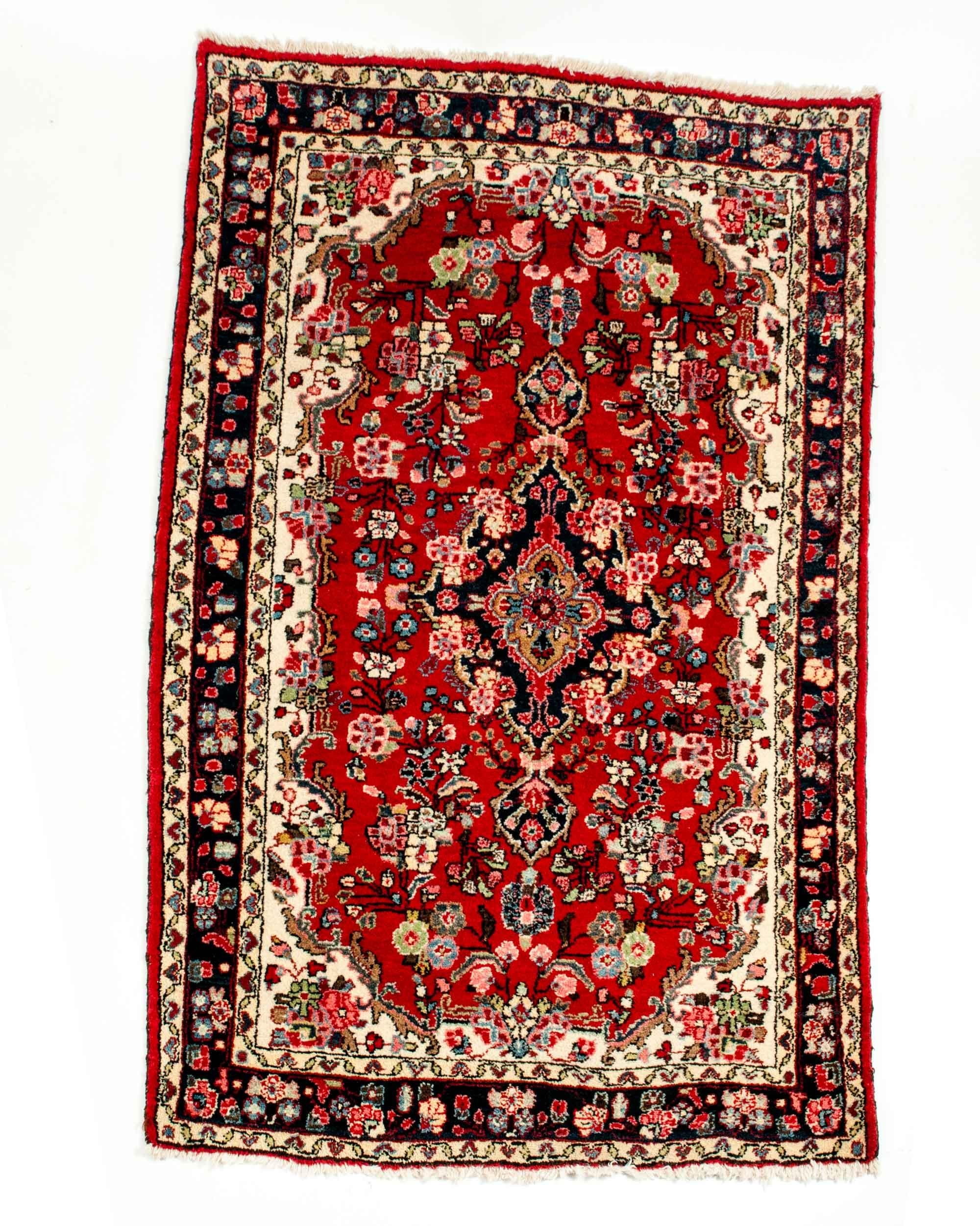 Pure Silk Hand Knotted Persian Area Rug 5