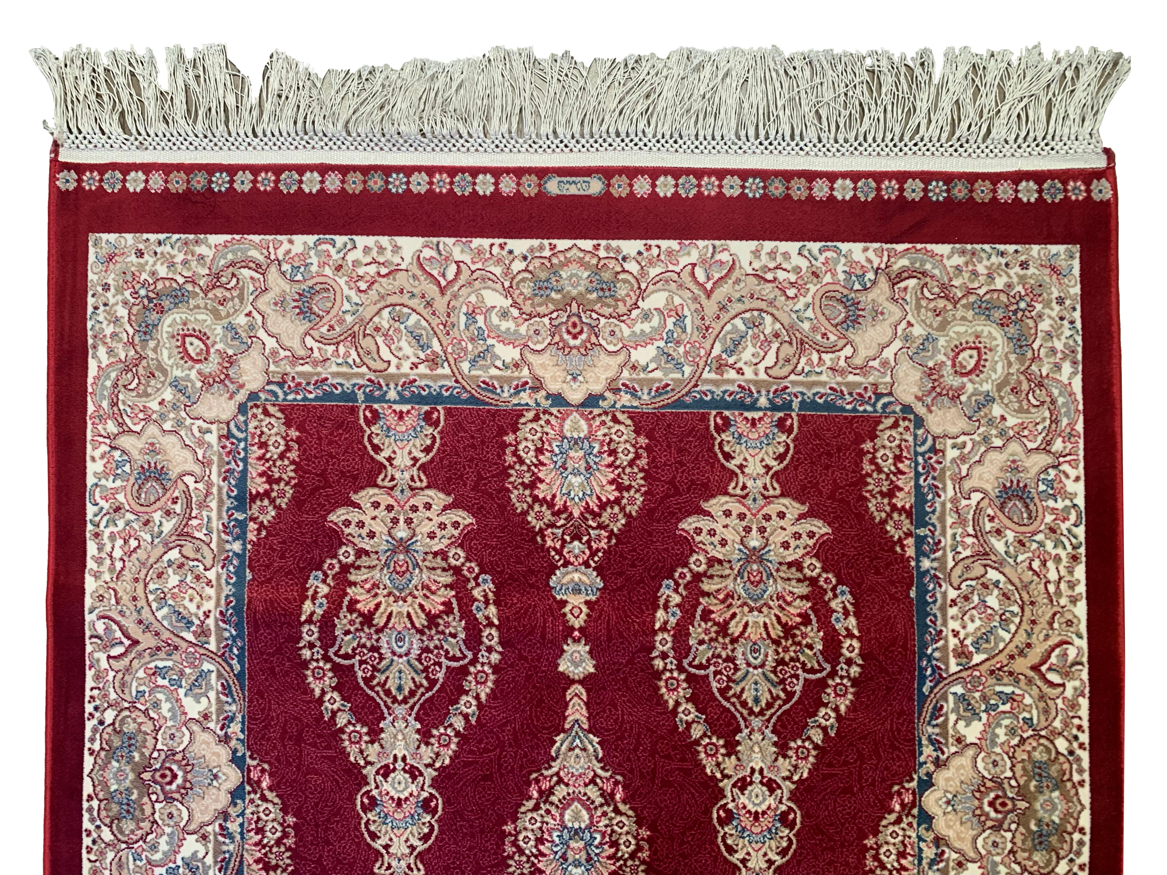 Tufting-Teppich aus reiner Seide (Türkisch) im Angebot