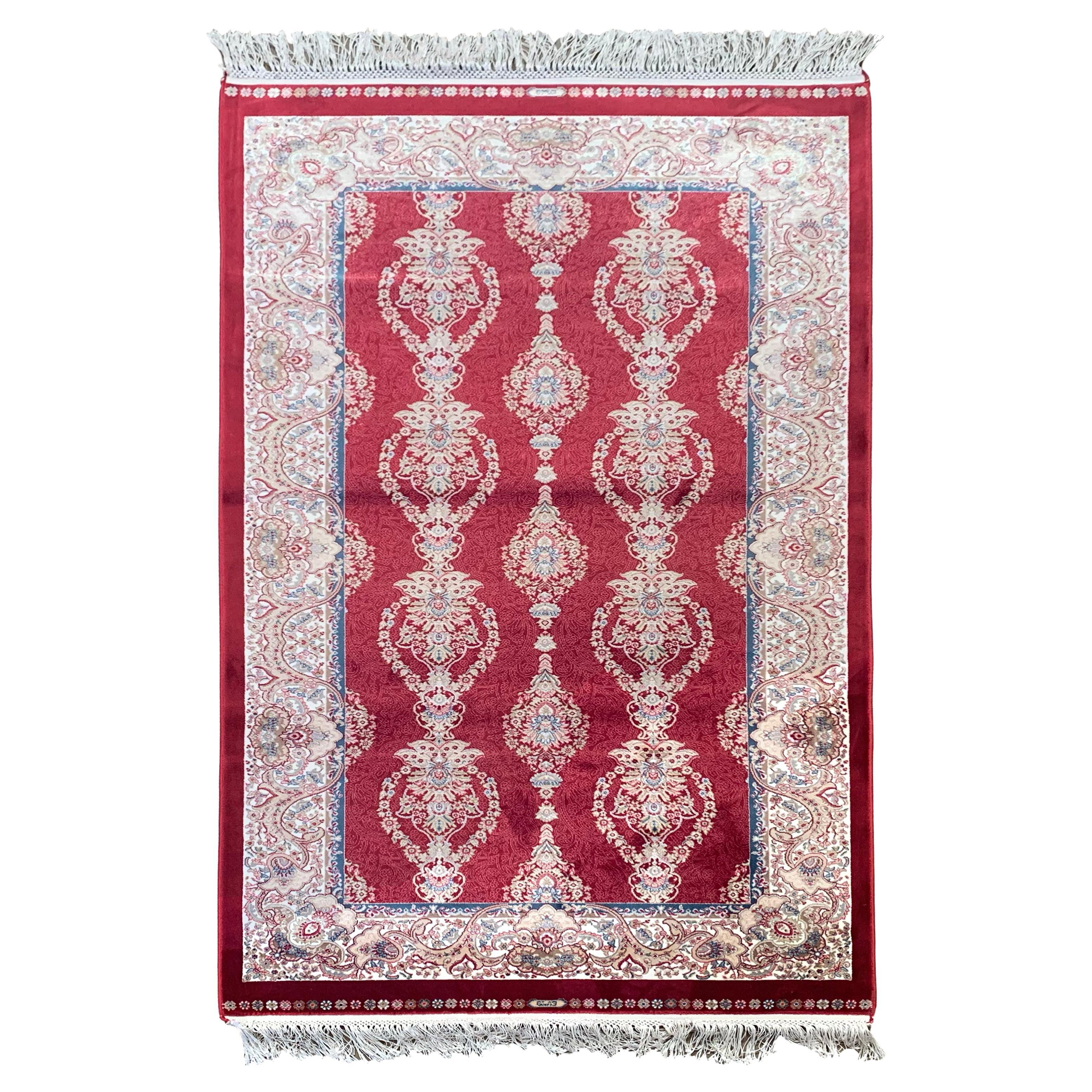 Pure Silk Tufted Rug For Sale