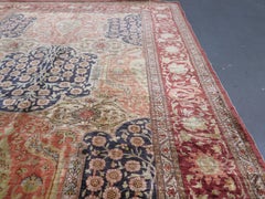 Tappeto d'accento Herekhe vintage in pura seta