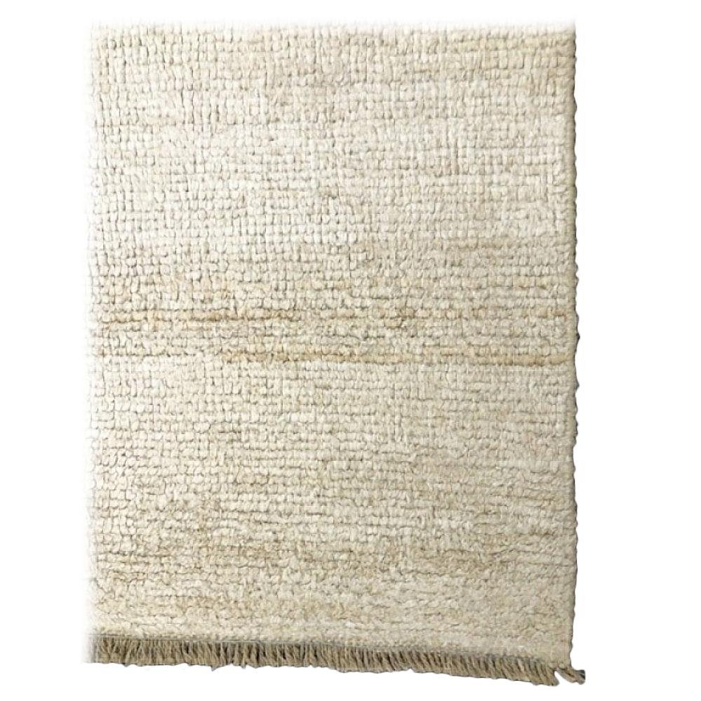 Pure Soft Hemp Hand-Knotted Kilim For Sale