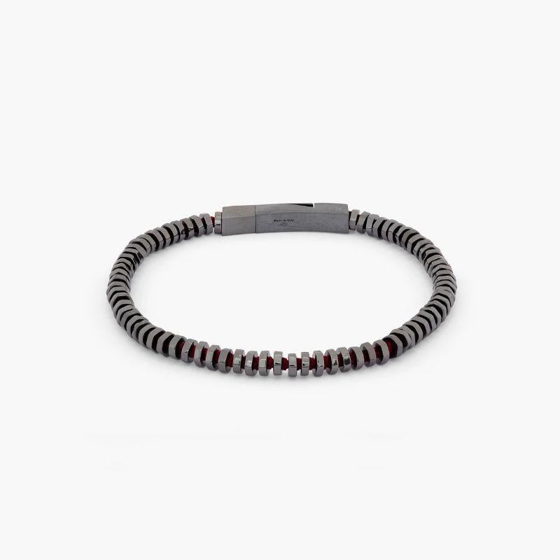 red and black thread bracelet