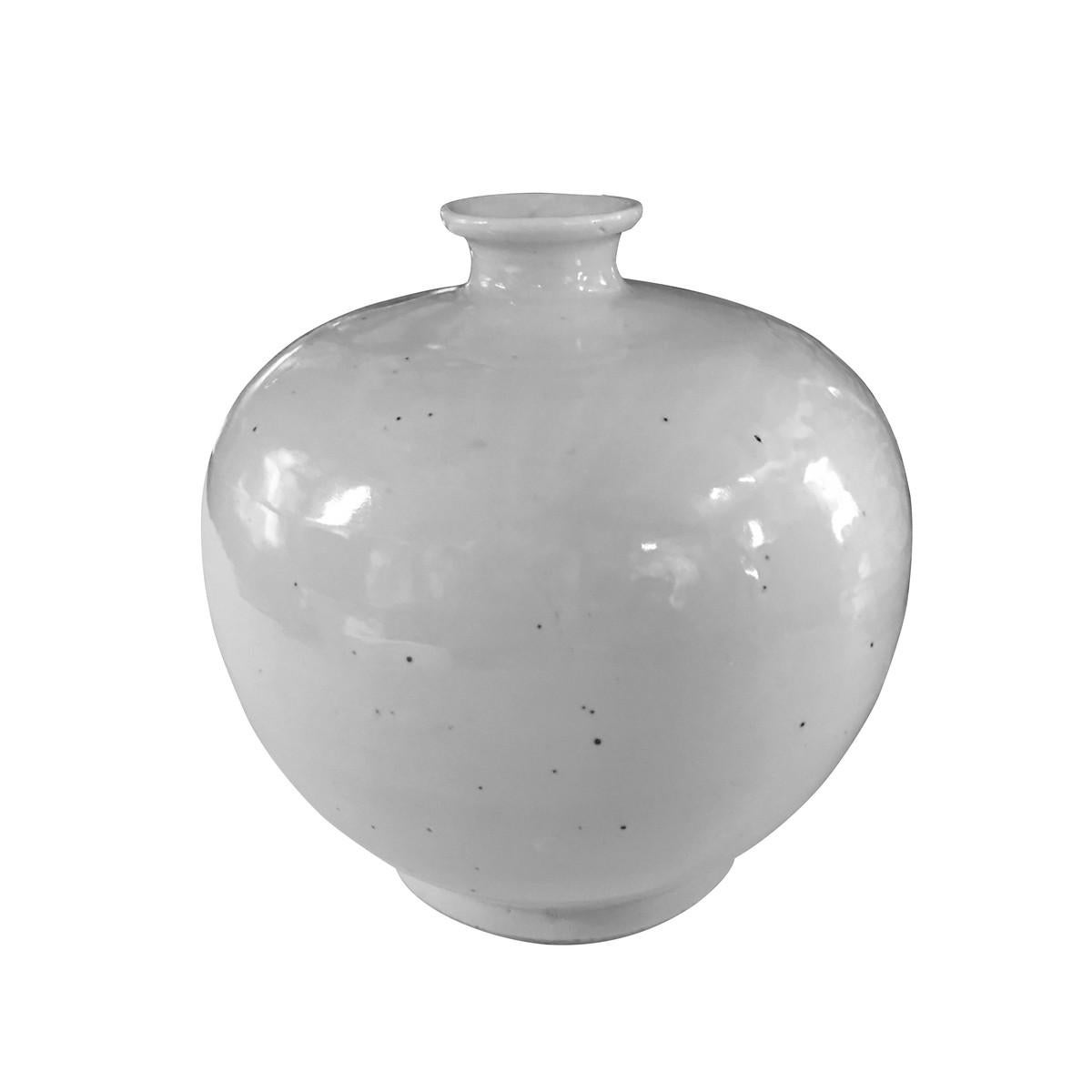Pure White Ceramic Vase Assortment, China, Contemporary