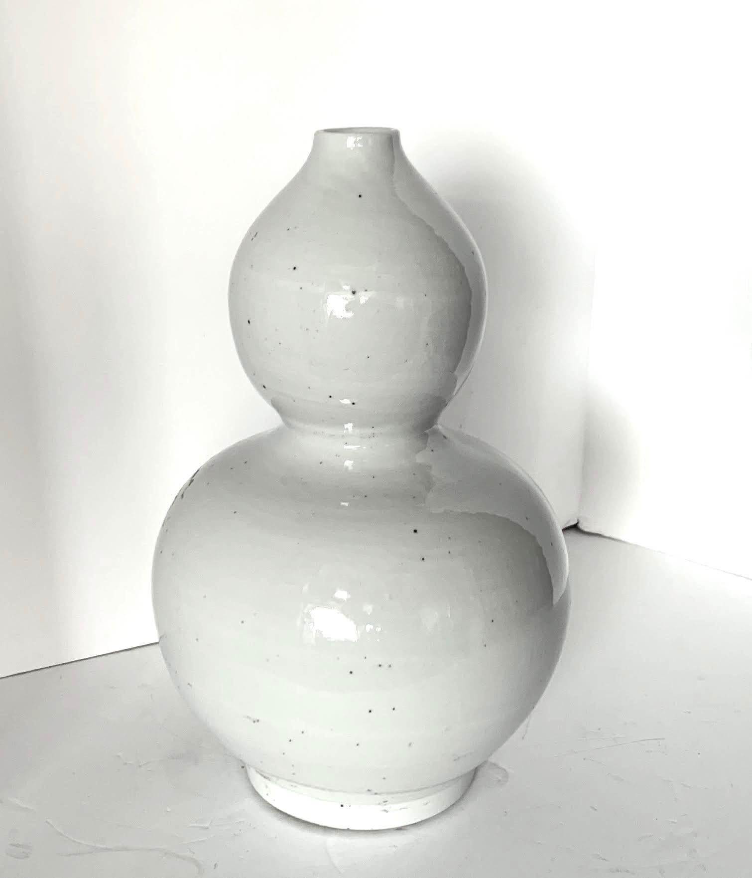 Pure White Ceramic Vase Assortment, China, Contemporary In New Condition In New York, NY