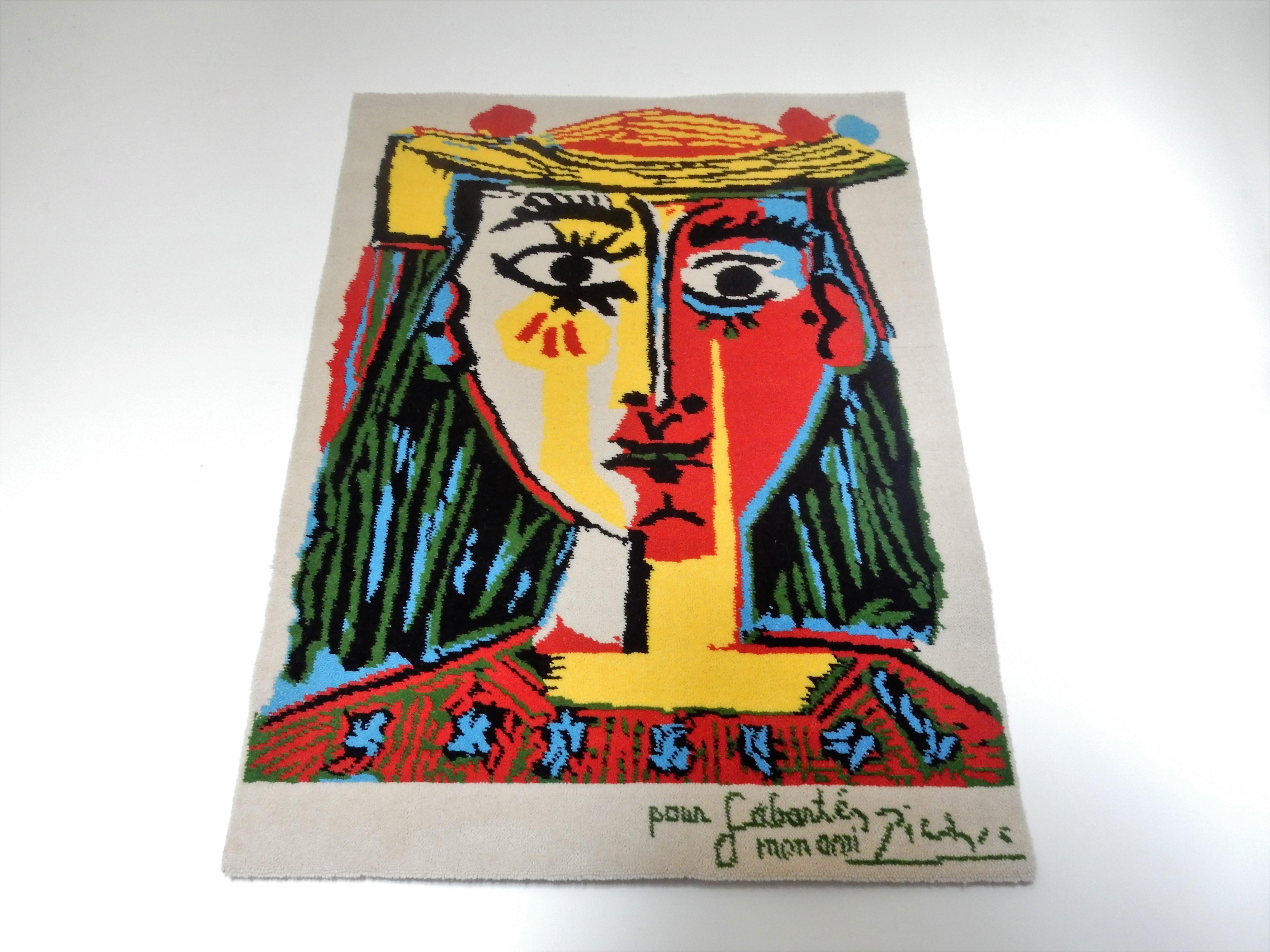 Pure Wool After Pablo Picasso Tapestry by Desso, the Netherlands 1