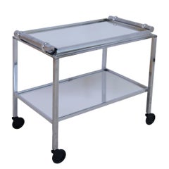 Puristic Art Deco bar cart