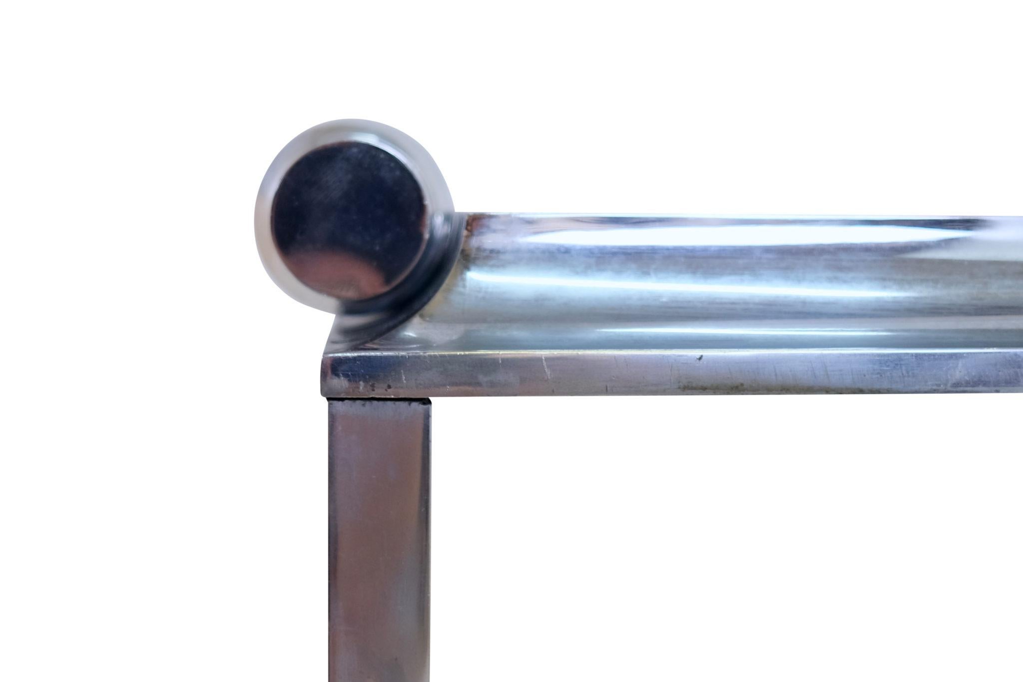 Puristic Art Deco bar cart In Good Condition For Sale In Wiesbaden, DE