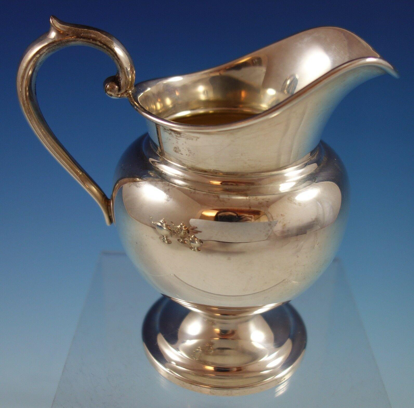 Service à thé de 4 pièces en argent sterling Puritan par Gorham 4