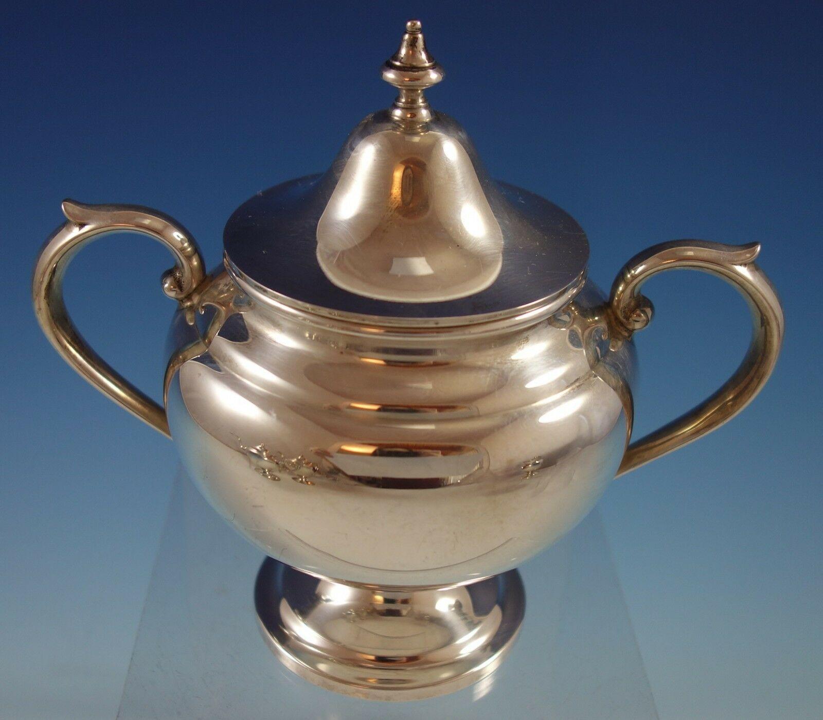 Service à thé de 4 pièces en argent sterling Puritan par Gorham 3