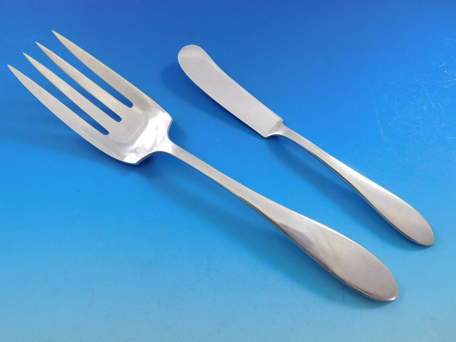 Puritan by Wallace Juego de Cubiertos de Plata de Ley para Cena de 8 Servicios 55 Piezas en venta 1