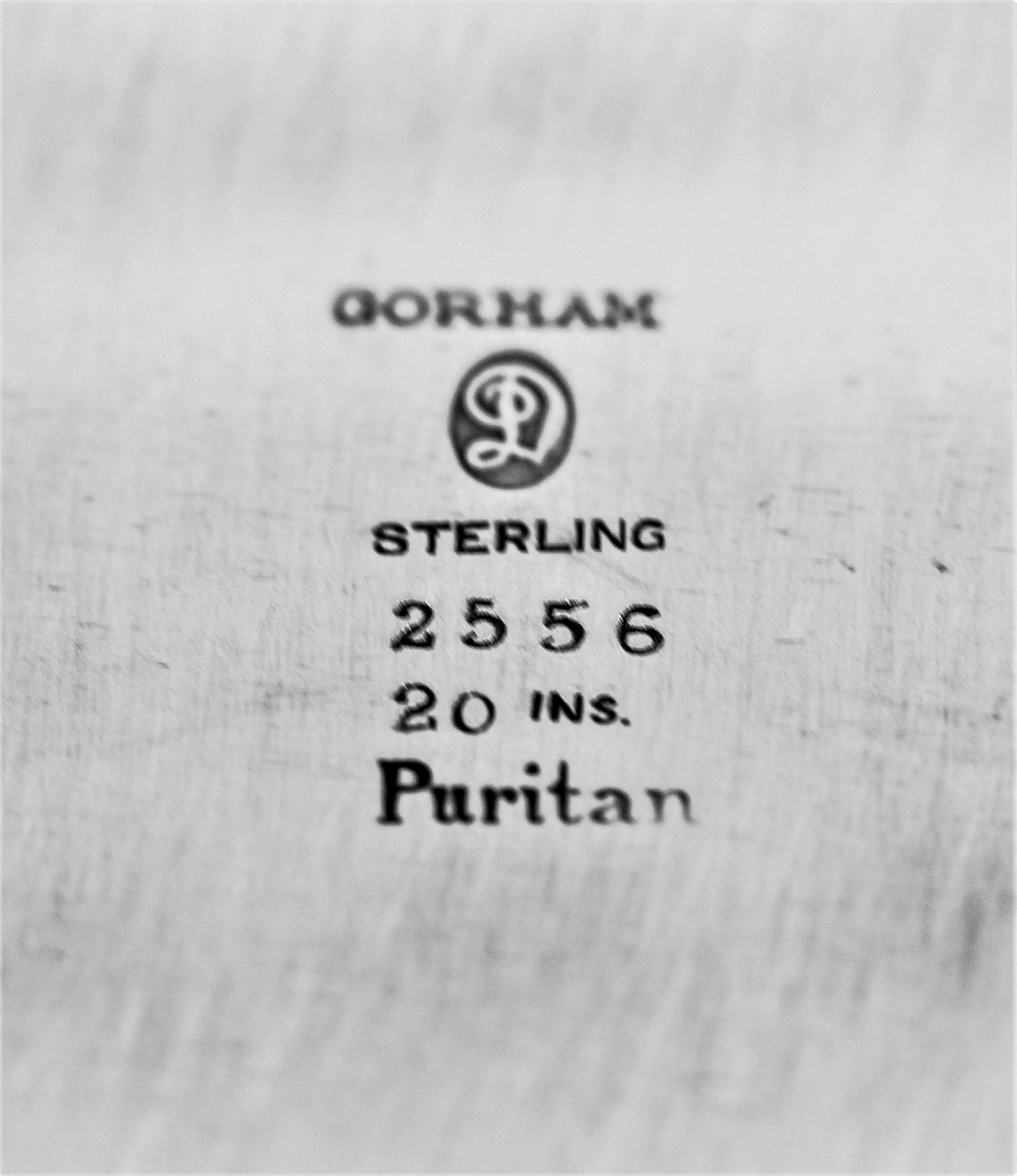 Mid-20th Century Puritan Sterling Tray