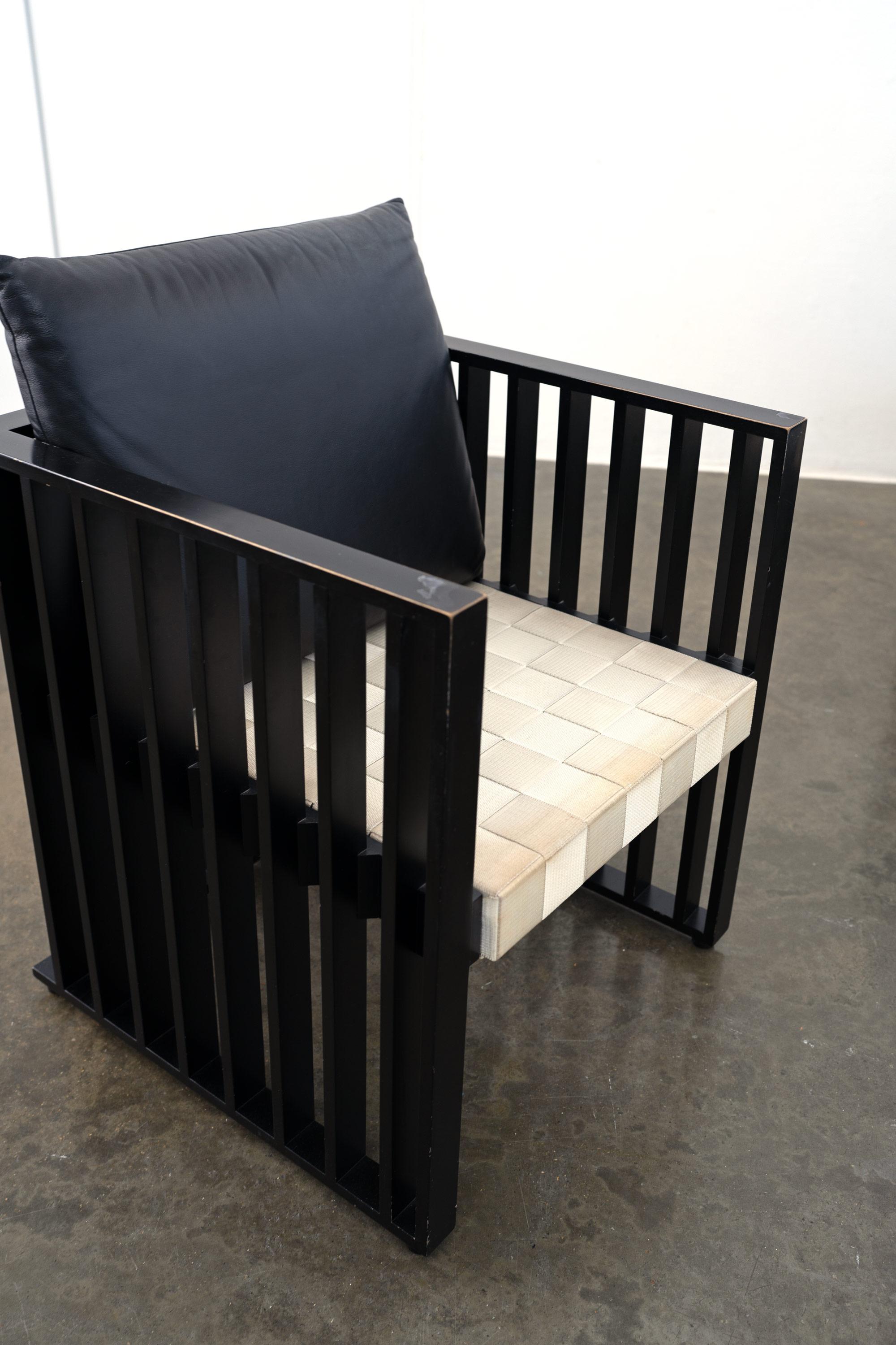 Purkersdorf Chairs by Josef Hoffmann for Wittman, c.1980 7