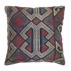 Vintage Purple Accent Tribal Traditional Kilim Pillow