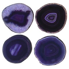 Purple Agate Coasters