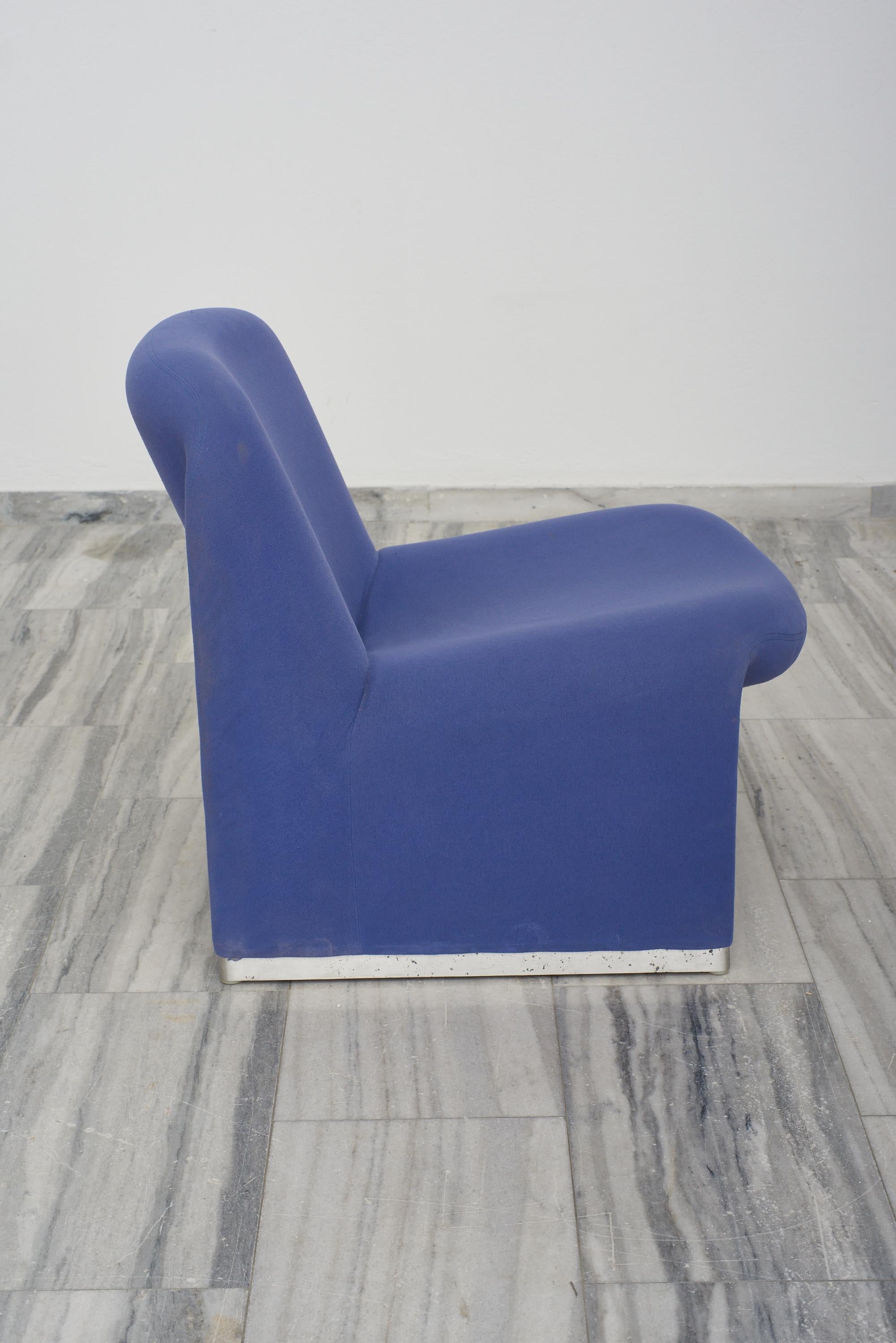 Space Age Purple Alky chair by Giancarlo Piretti for Castelli, 1969 For Sale