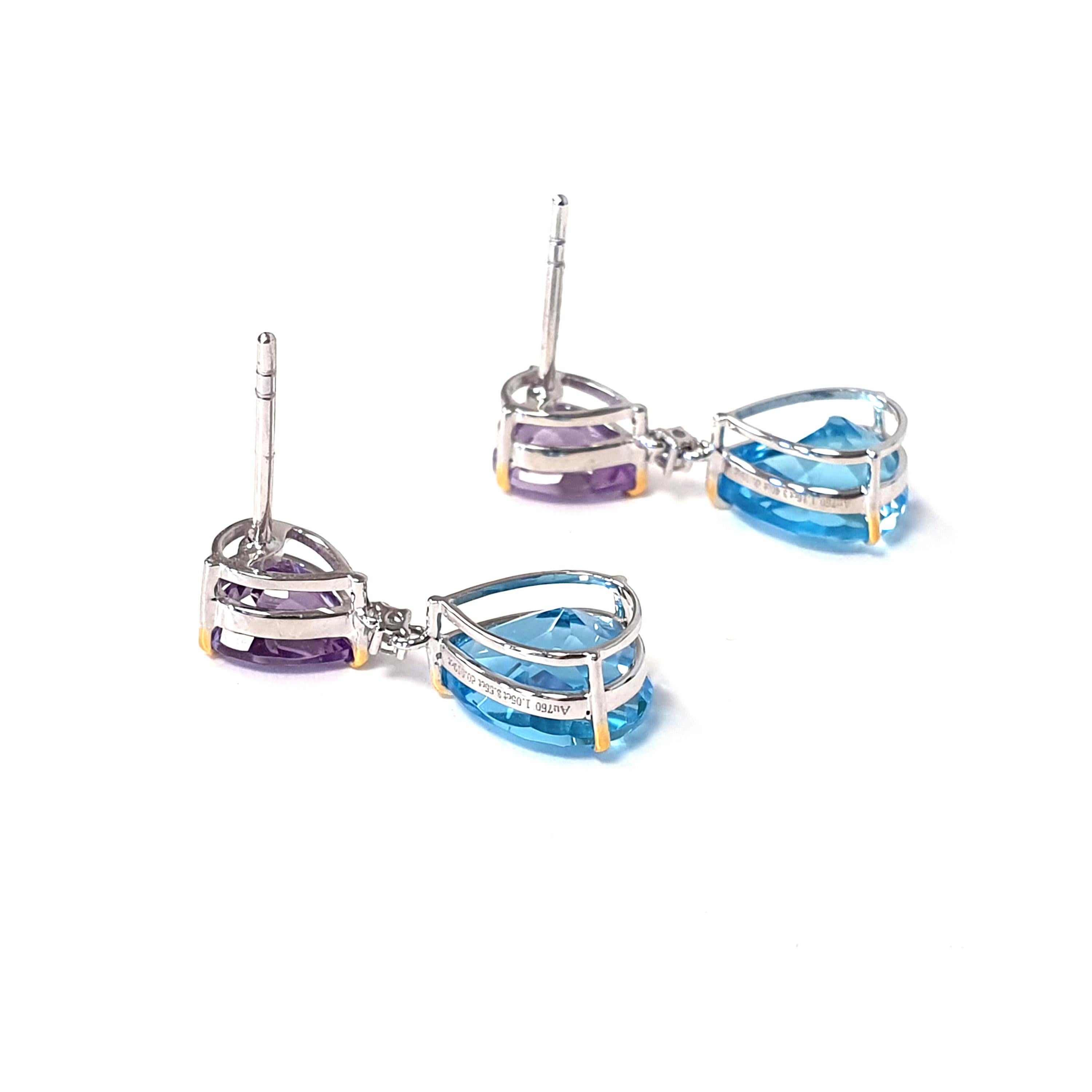 blue amethyst earrings