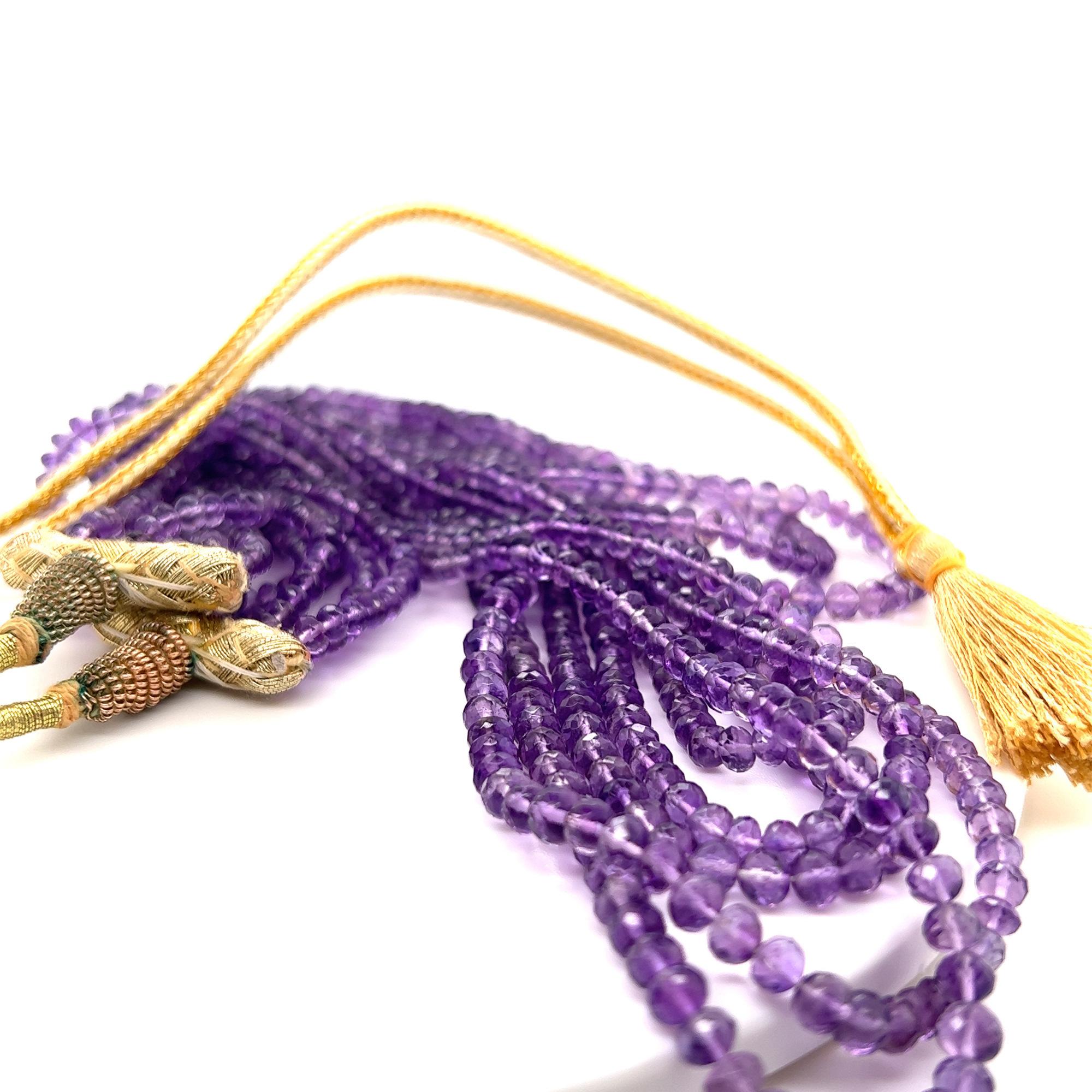 purple beads chain