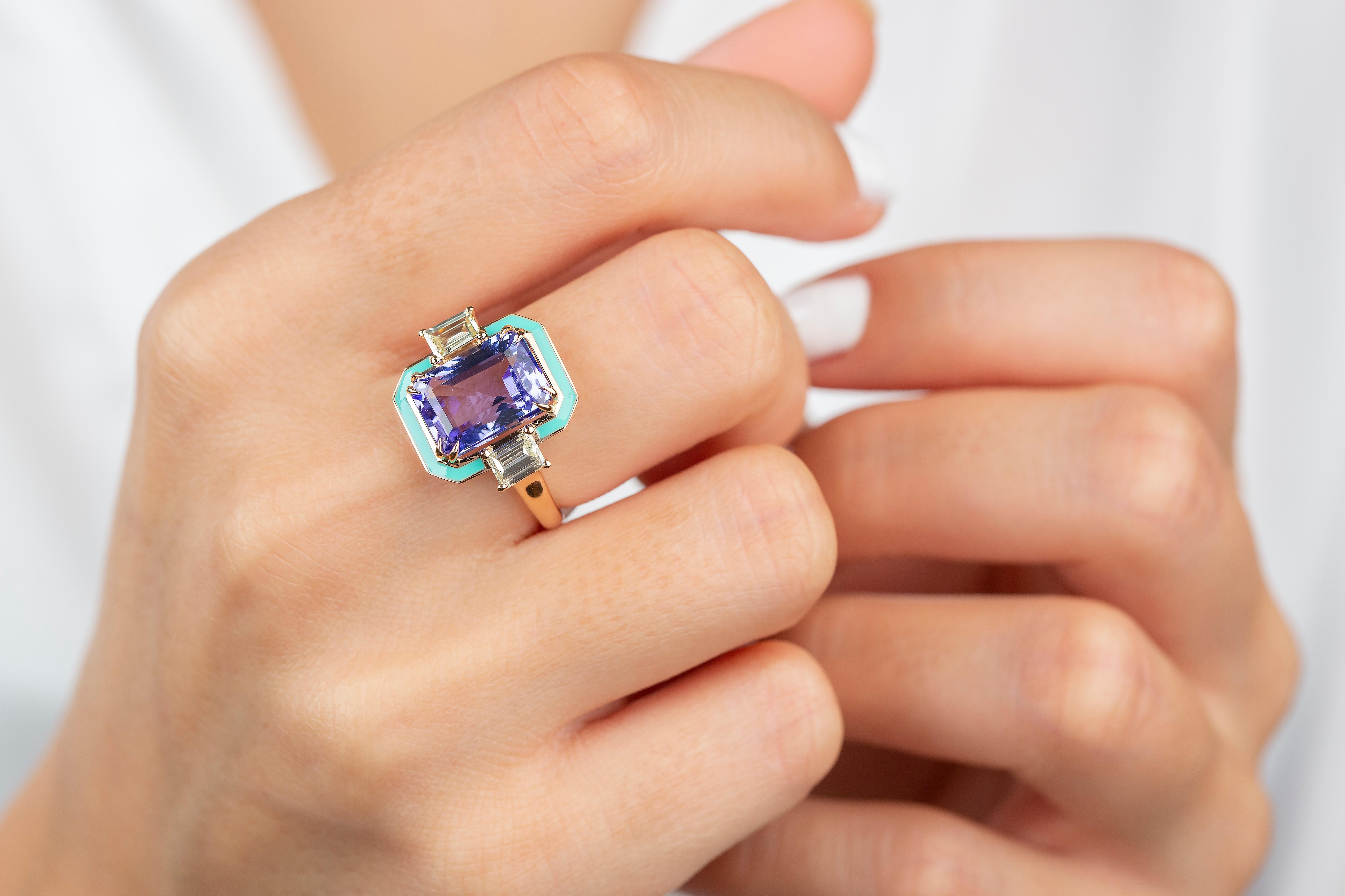 Purple Amethyst Cocktail Rings, Gemstone Rings, 925 Silver Rose Gold Plated Ring For Sale 1