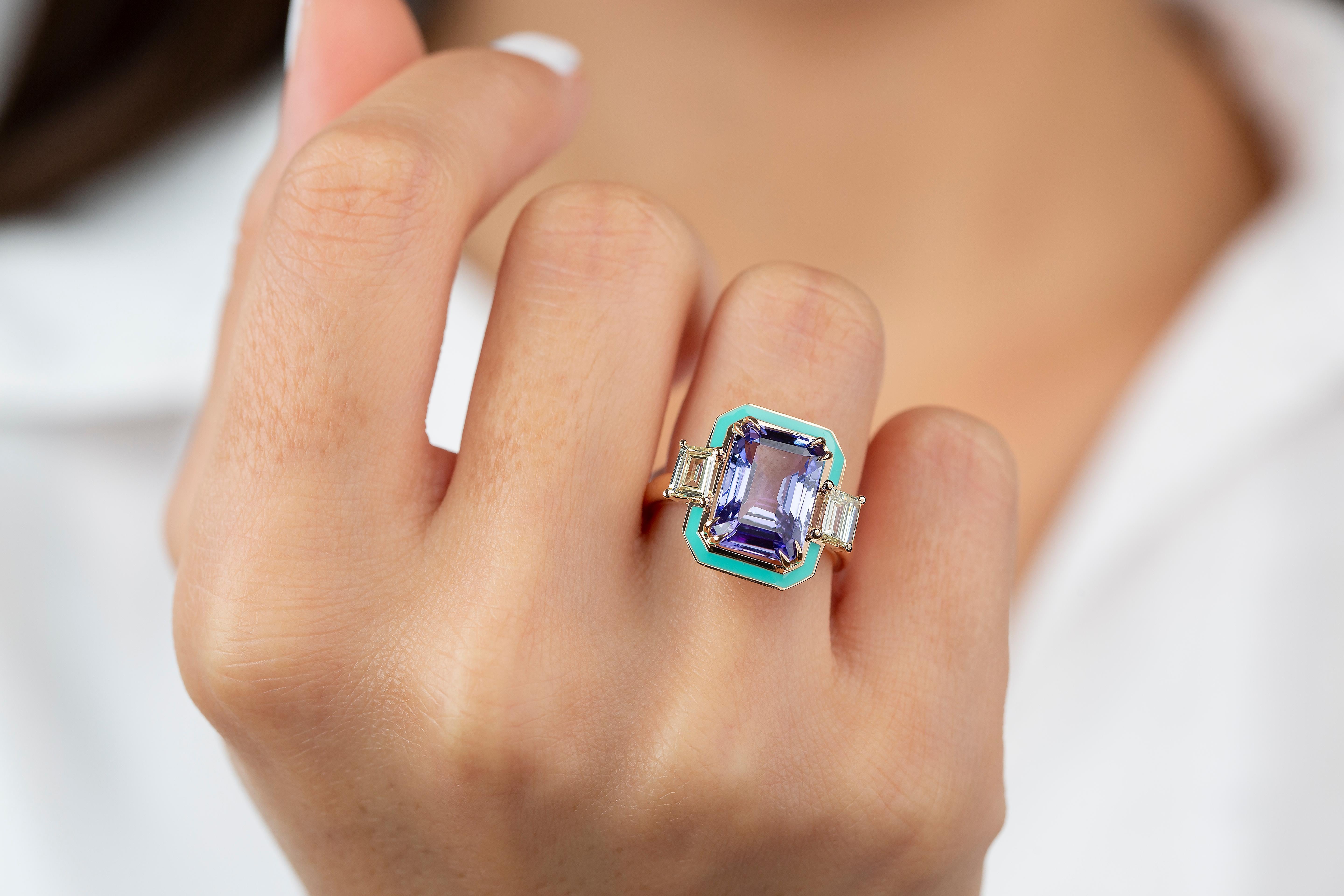 Purple Amethyst Cocktail Rings, Gemstone Rings, 925 Silver Rose Gold Plated Ring For Sale 3