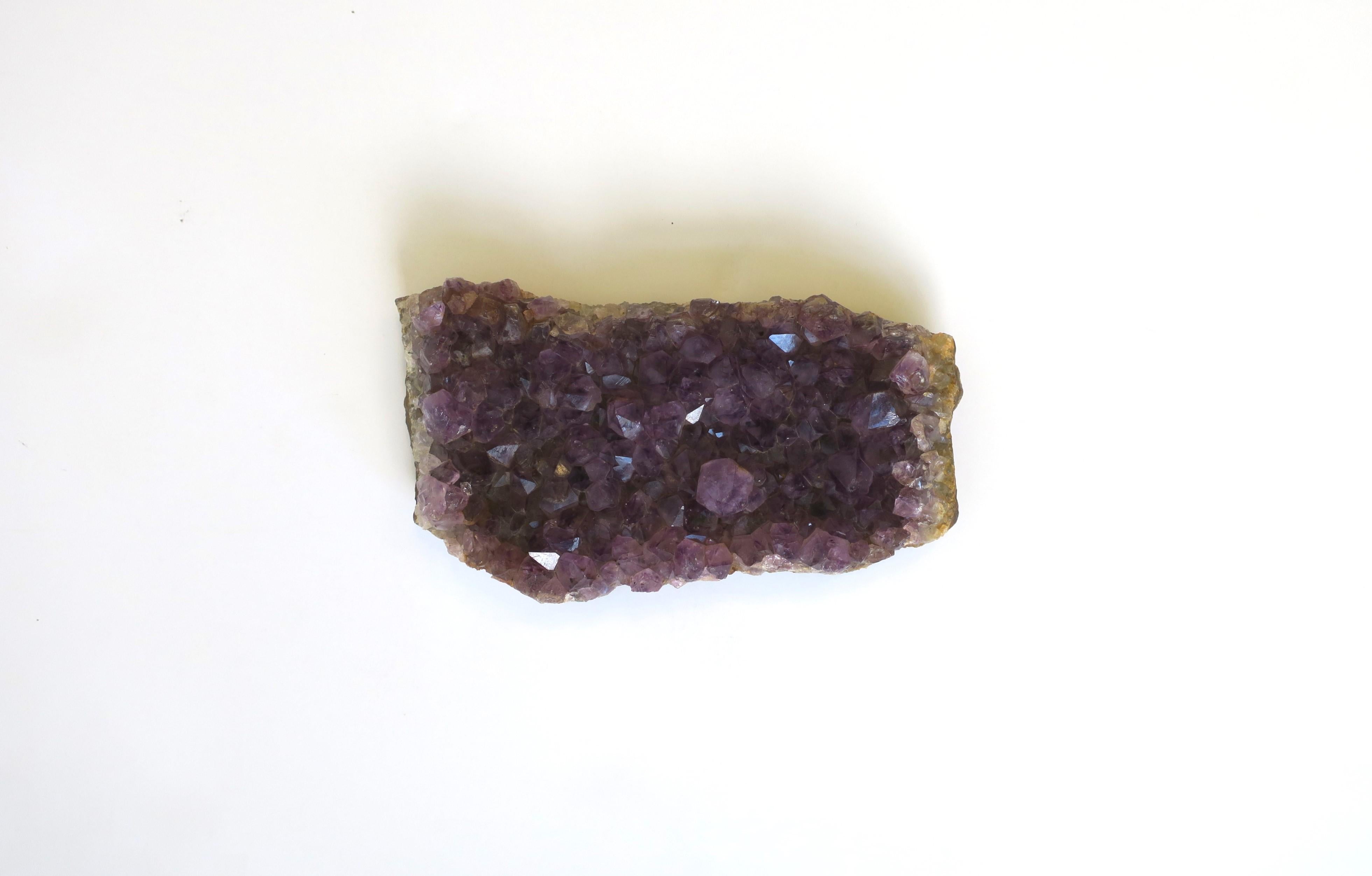 Purple Amethyst Decorative Object or Paperweight In Good Condition For Sale In New York, NY