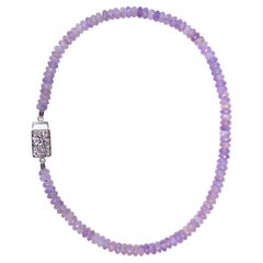 Purple Amethyst Dragonfly Serenity Necklace