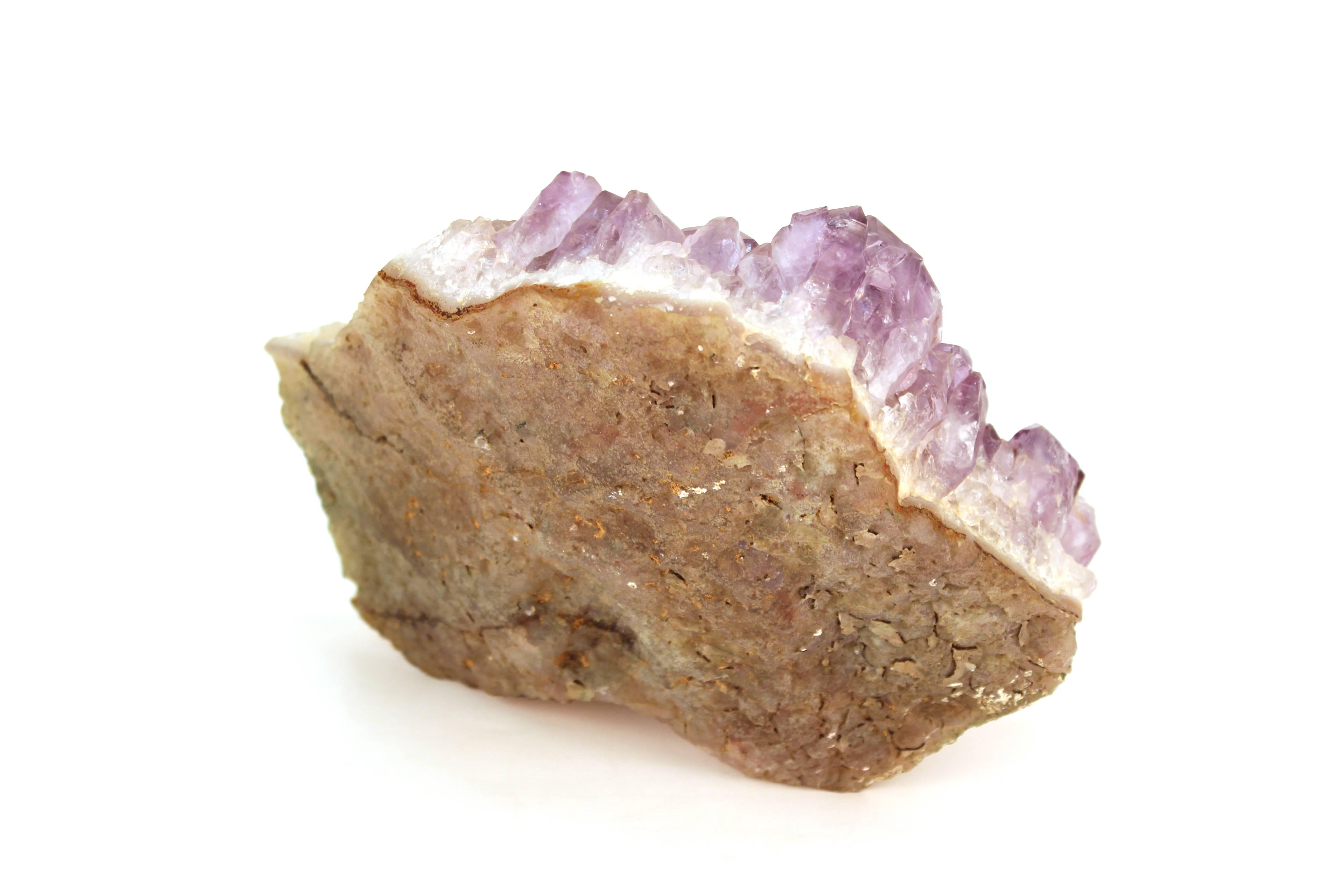 Brazilian Purple Amethyst Geode Specimen