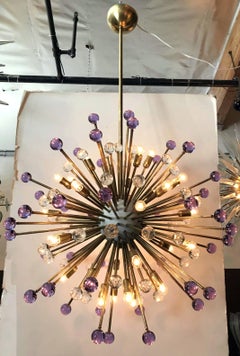 Lilac and Clear Burst Sputnik by Fabio Ltd