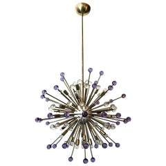 Sputnik mit lila und durchsichtigem Bügel von Fabio Ltd