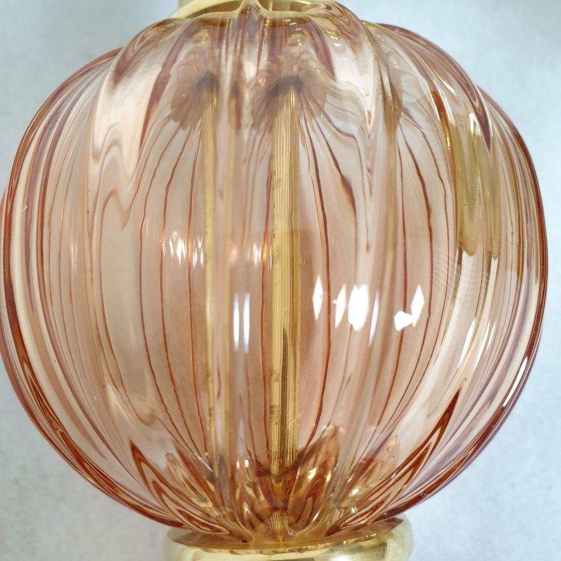 Purple and gray Mid Century Modern Murano sconces in vendita 3