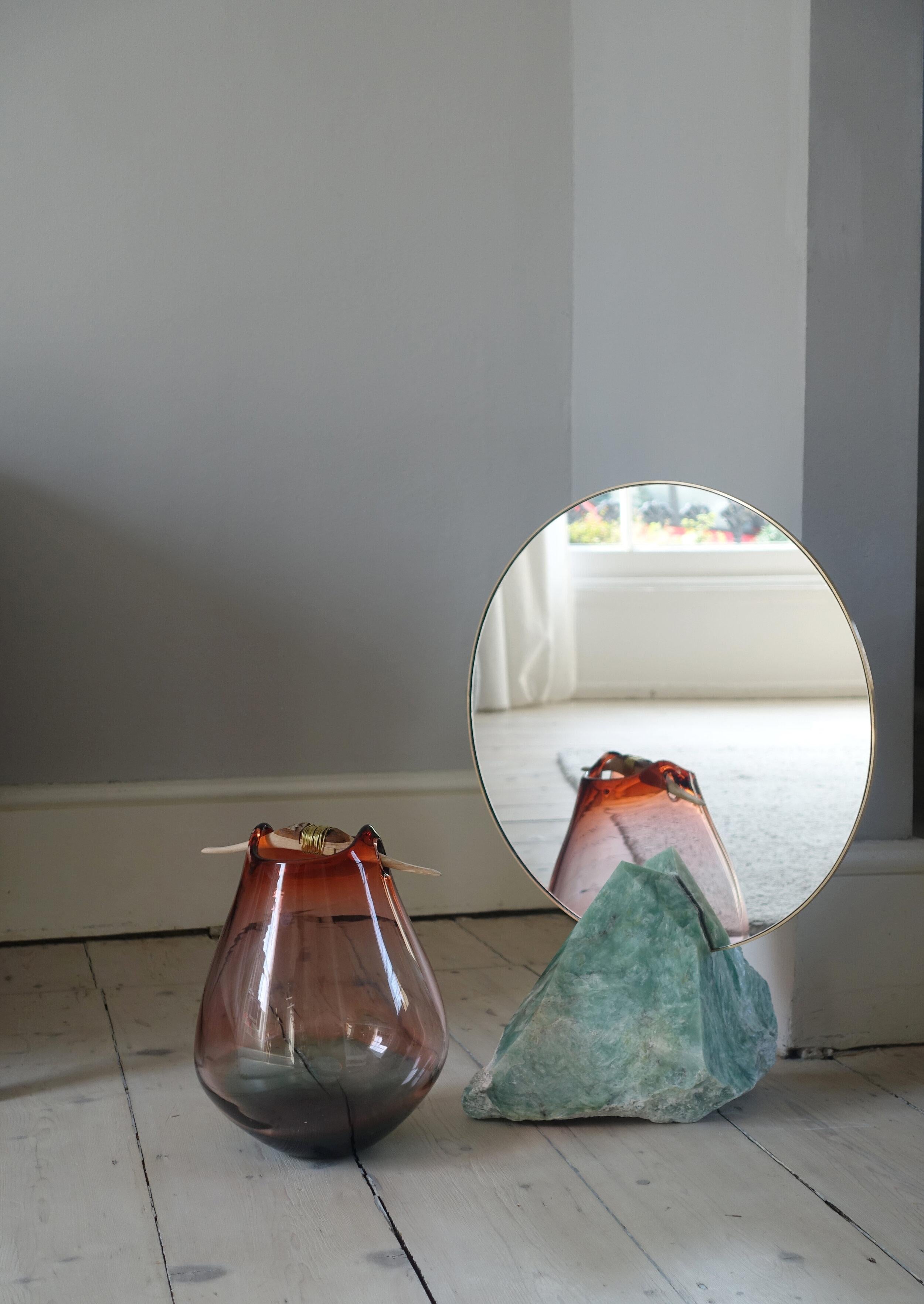 XXI secolo e contemporaneo Vaso Heiki II viola e verde, Pia Wüstenberg in vendita