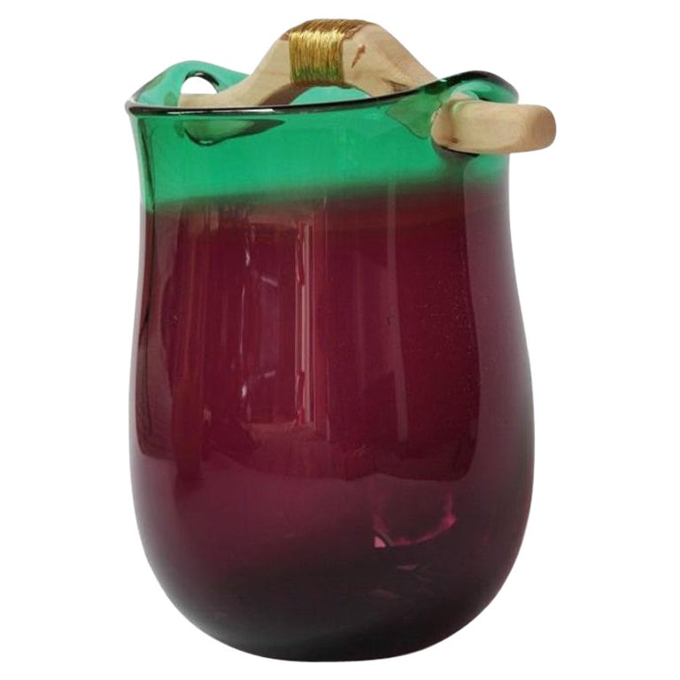 Purple and Green Heiki Vase, Pia Wüstenberg