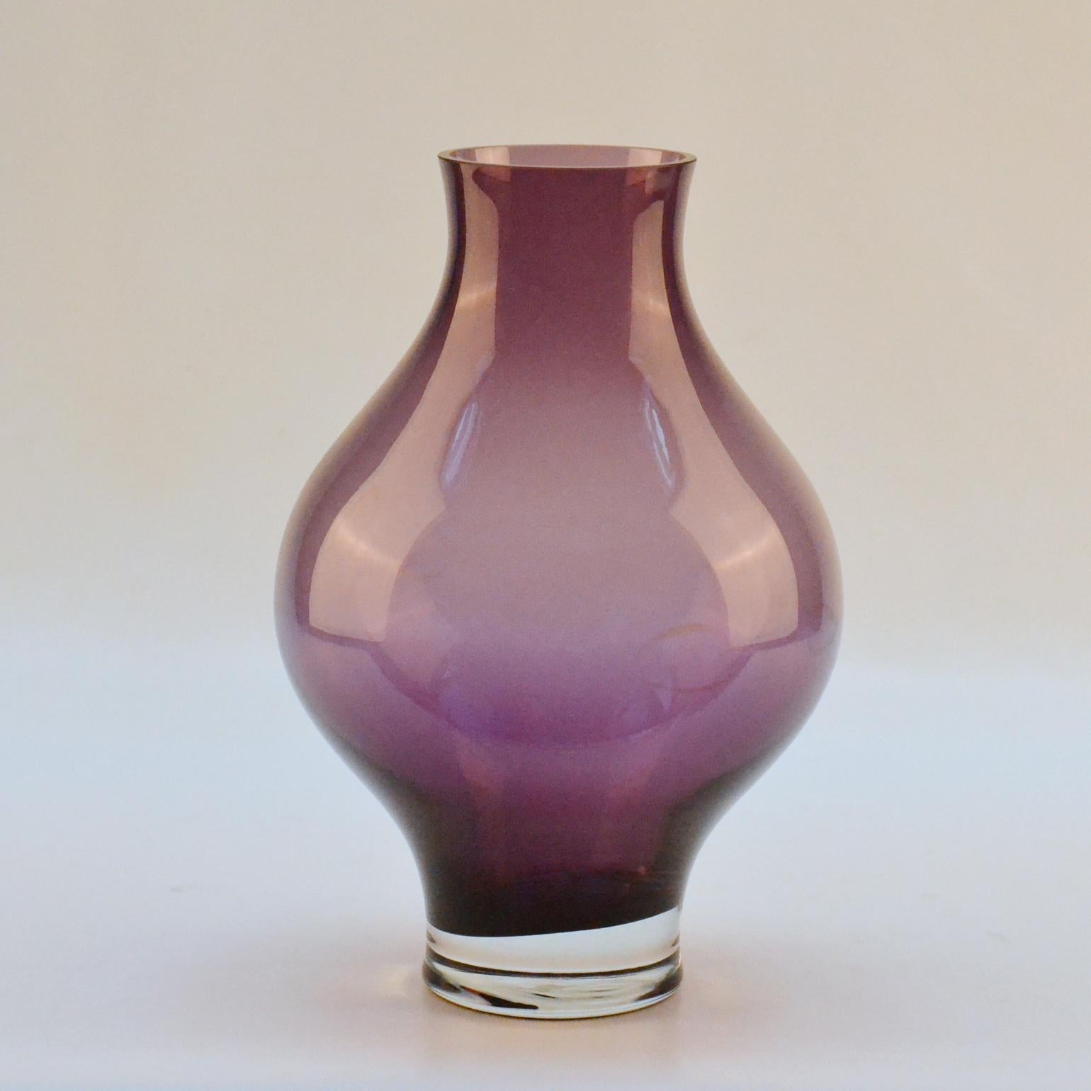 olive glass vase