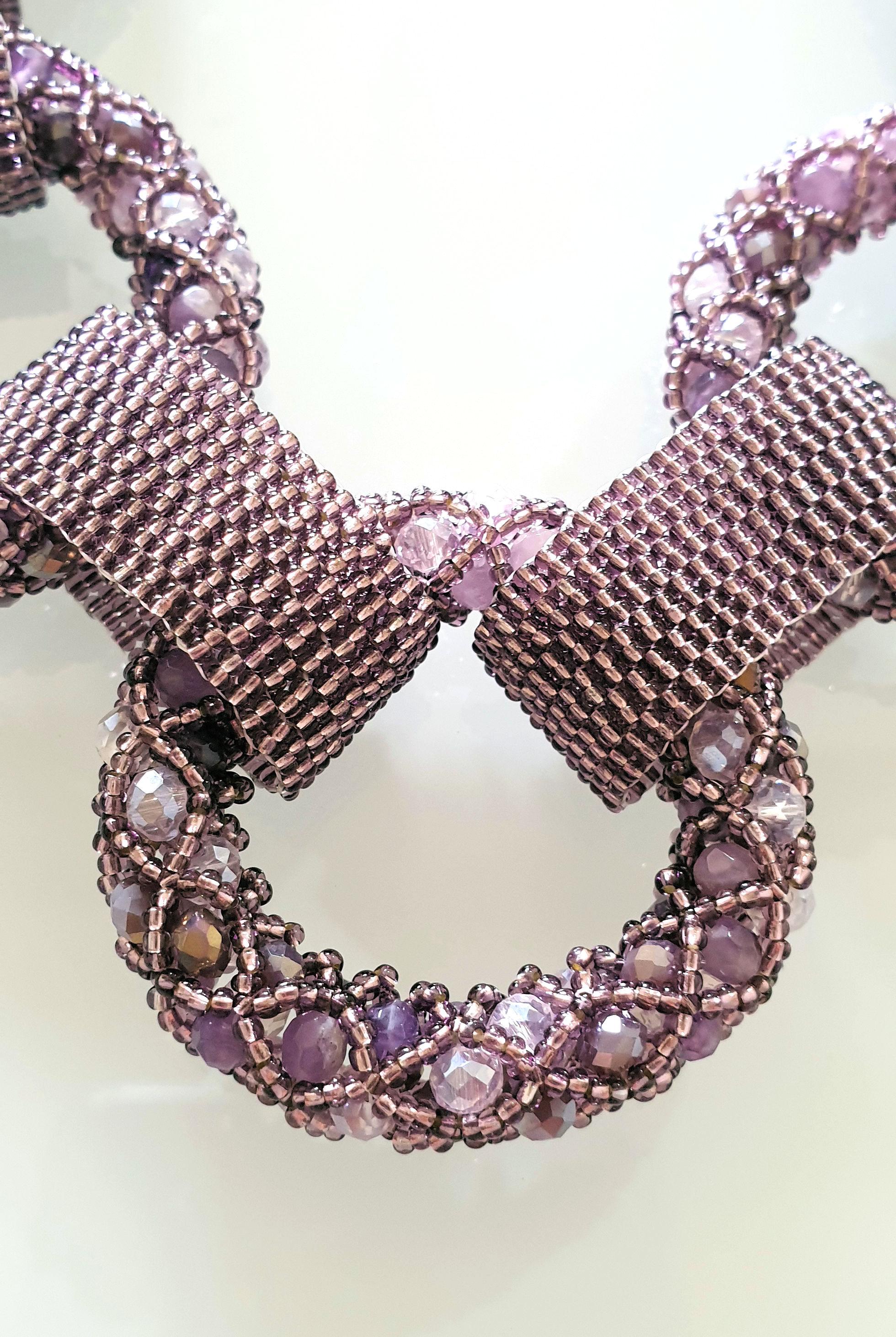 murano glass bead necklace