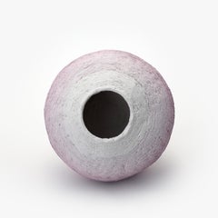 Vaso in ceramica stratificata viola e bianca, Jongjin Park