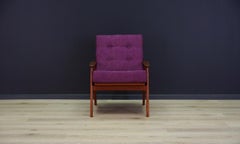 Purple Armchair 1960s Danish Design Classic Original