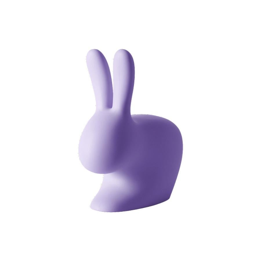 Contemporary In Stock in Los Angeles, Violet / Purple Baby Rabbit Chair, Made in Italy