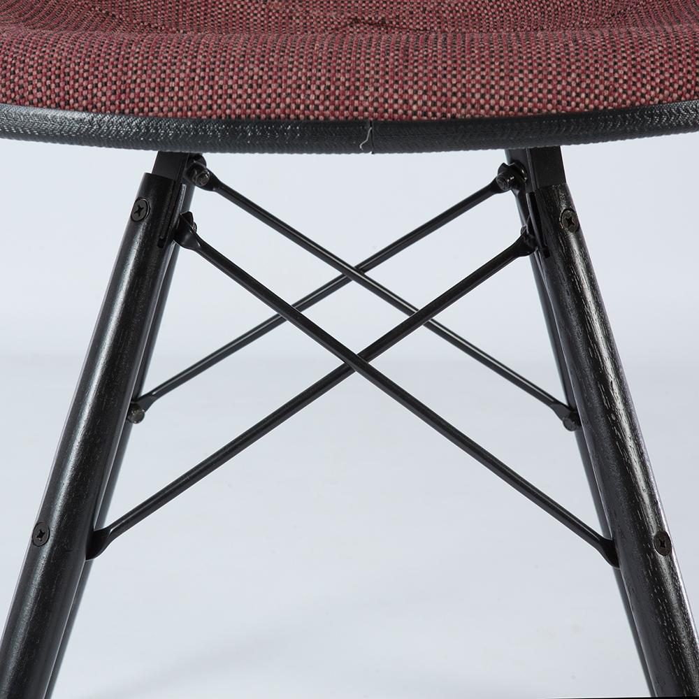American Purple Black Herman Miller Black Eames DSW Dining Side Chair