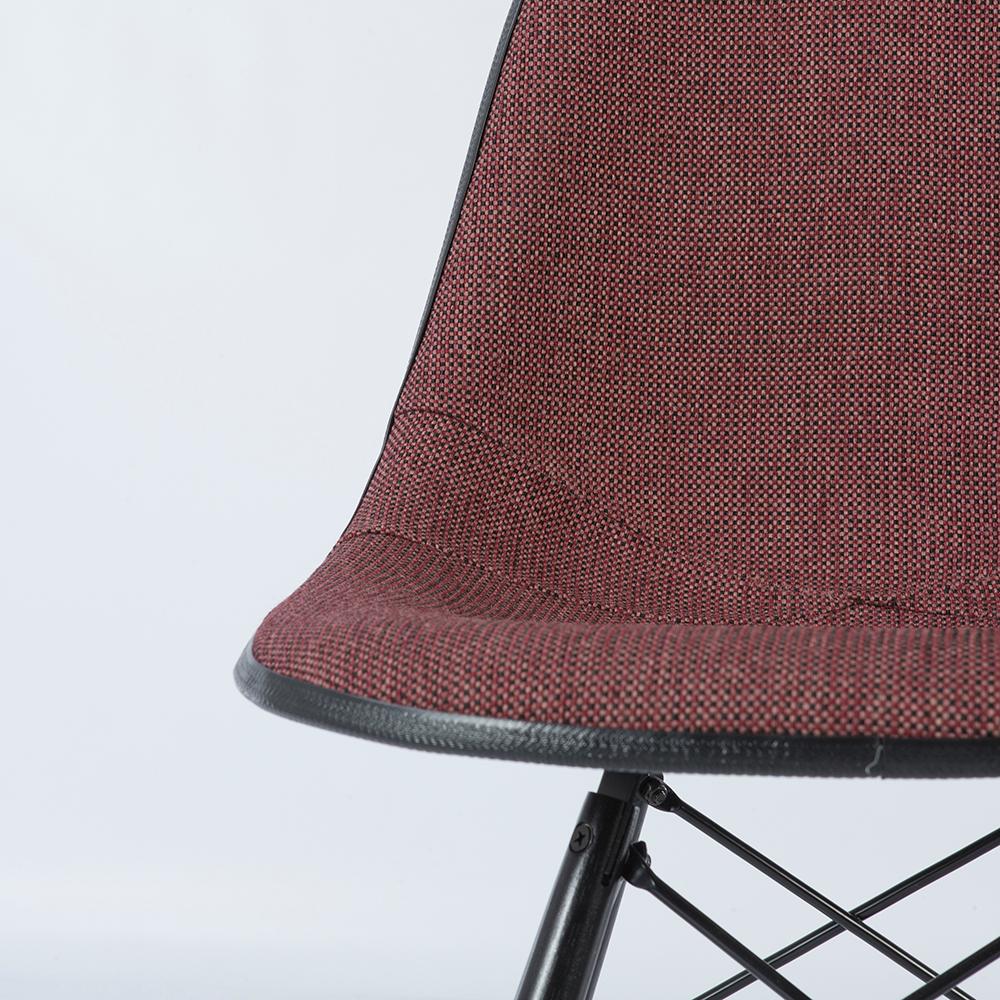 Molded Purple Black Herman Miller Black Eames DSW Dining Side Chair