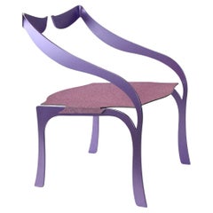 Purple Break Armchair by WM Metal Design
