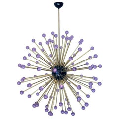 Vintage Purple Burst Sputnik Chandelier by Fabio Ltd