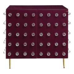 Pourpre  Cabinet en verre de Murano Made in Italy Disponible