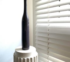 Purple Ceramic Bottle Shape by Jacques and DanI Ruelland, France 1960.