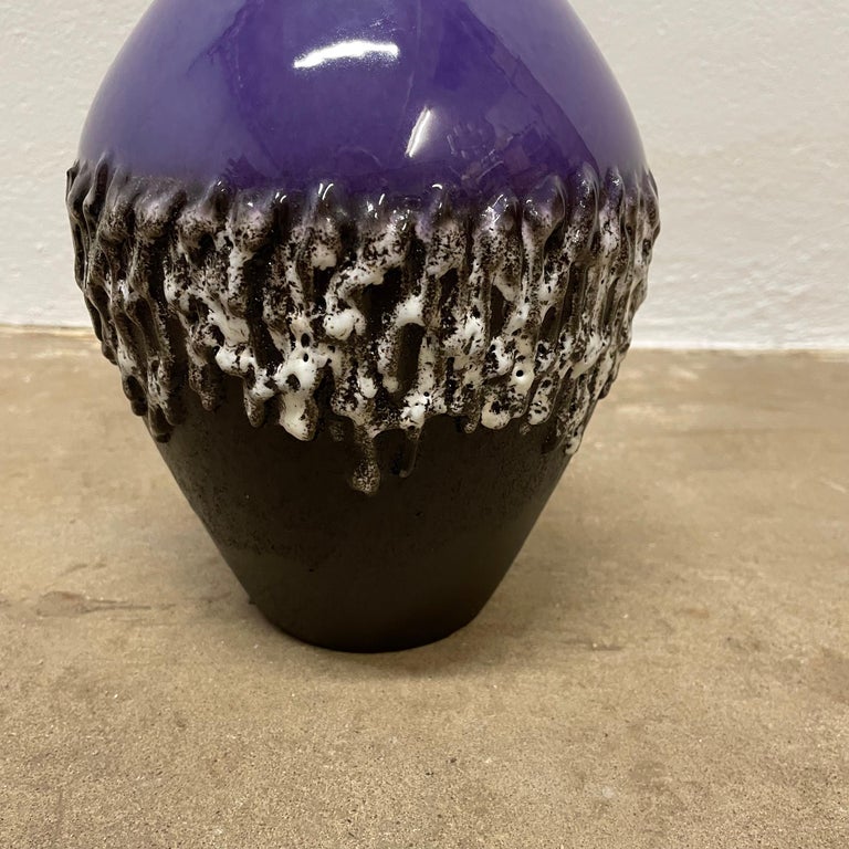 Purple Ceramic Brutalist Vase Fat Lava Carstens Tönnieshof