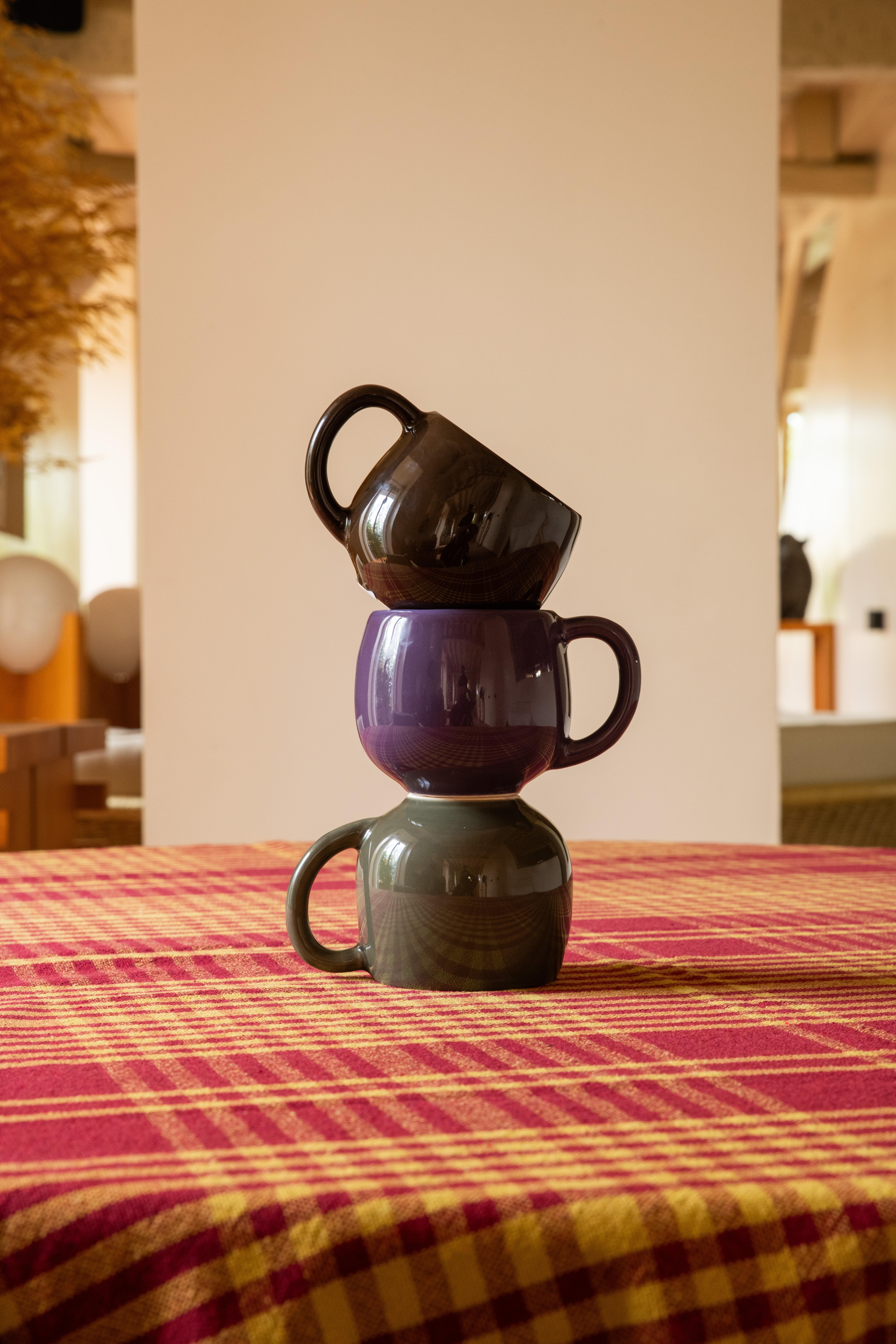 Taza de cerámica morada 0203 Portugués en venta