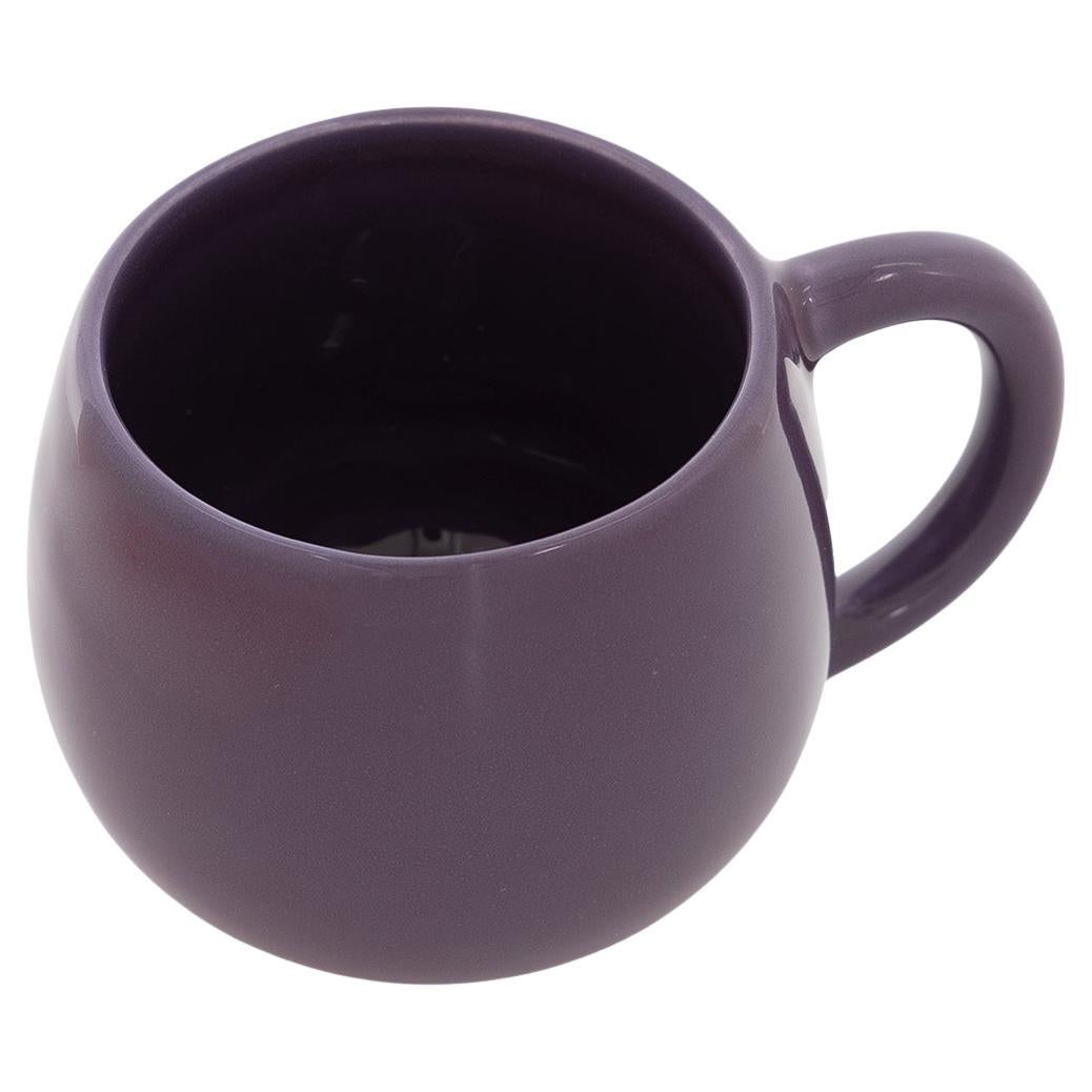 Taza de cerámica morada 0203
