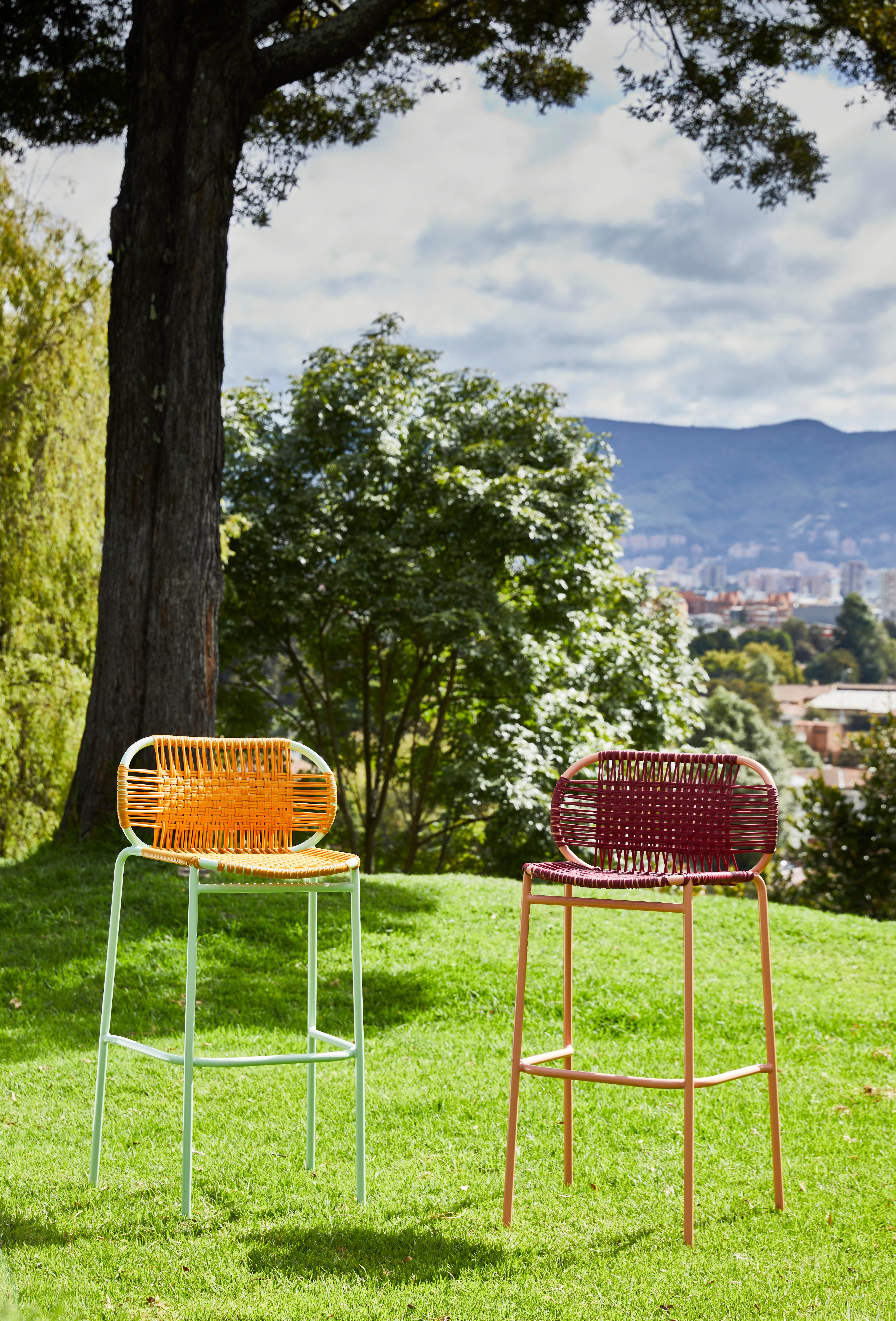 Purple Cielo Bar Stool by Sebastian Herkner In New Condition For Sale In Geneve, CH