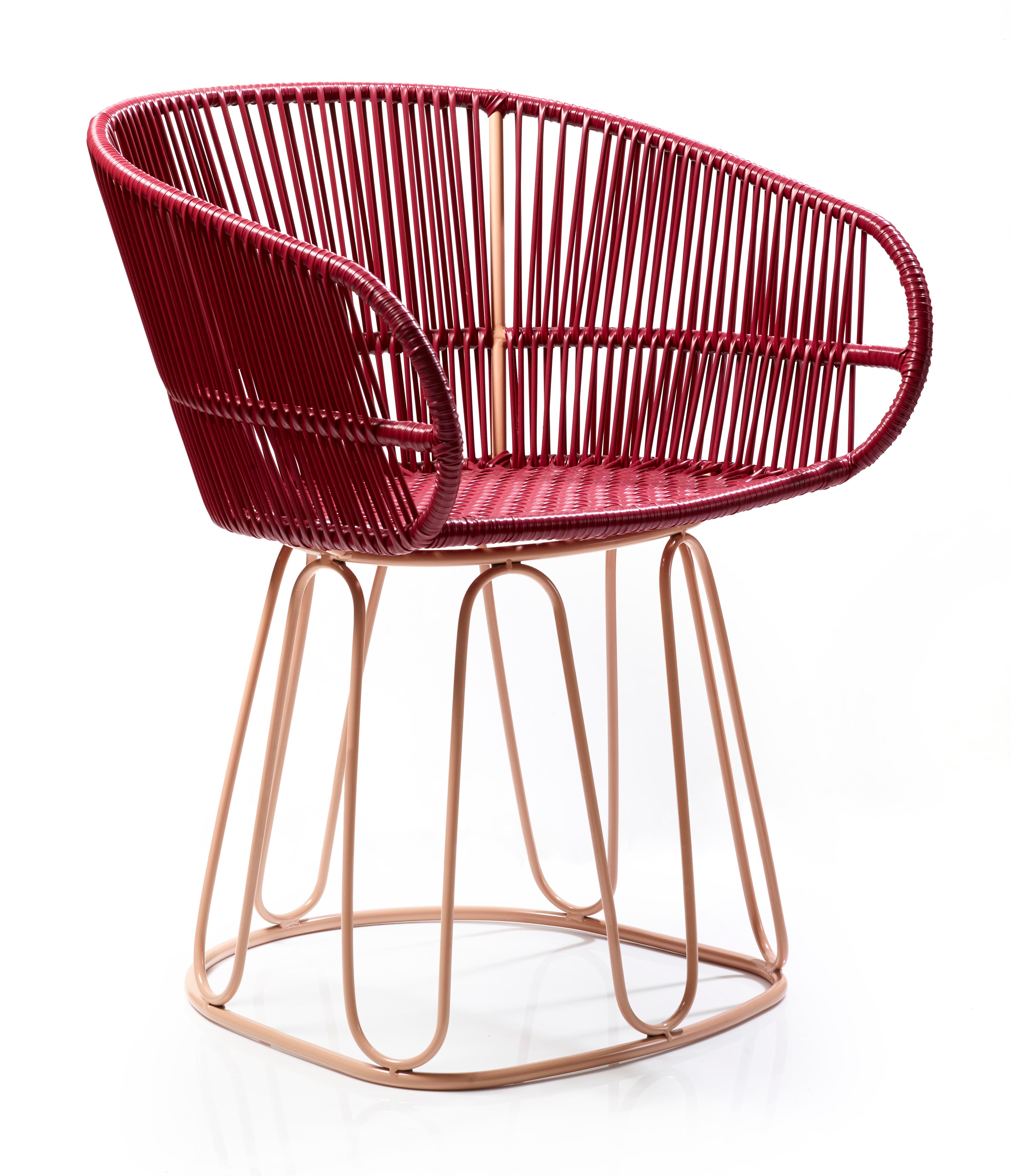Powder-Coated Purple Circo Dining Chair by Sebastian Herkner For Sale