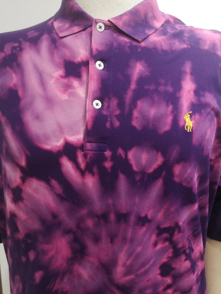 Purple cotton t-shirt For Sale at 1stDibs